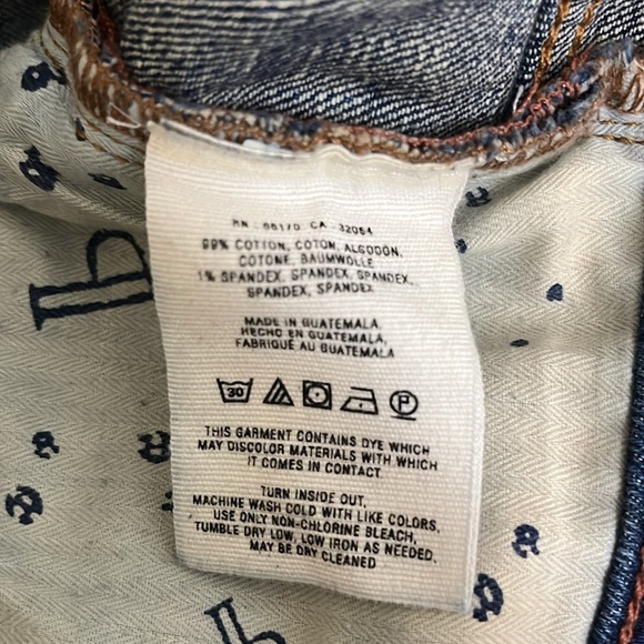 Pilcro | Anthropolgie Hyphen straight leg denim jeans Women’s size 28 stretch - Picture 11 of 13